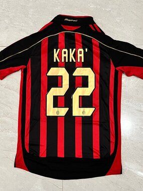 AC Milan 06/07 Home jersey - Kaka #22 US SIZE LARGE